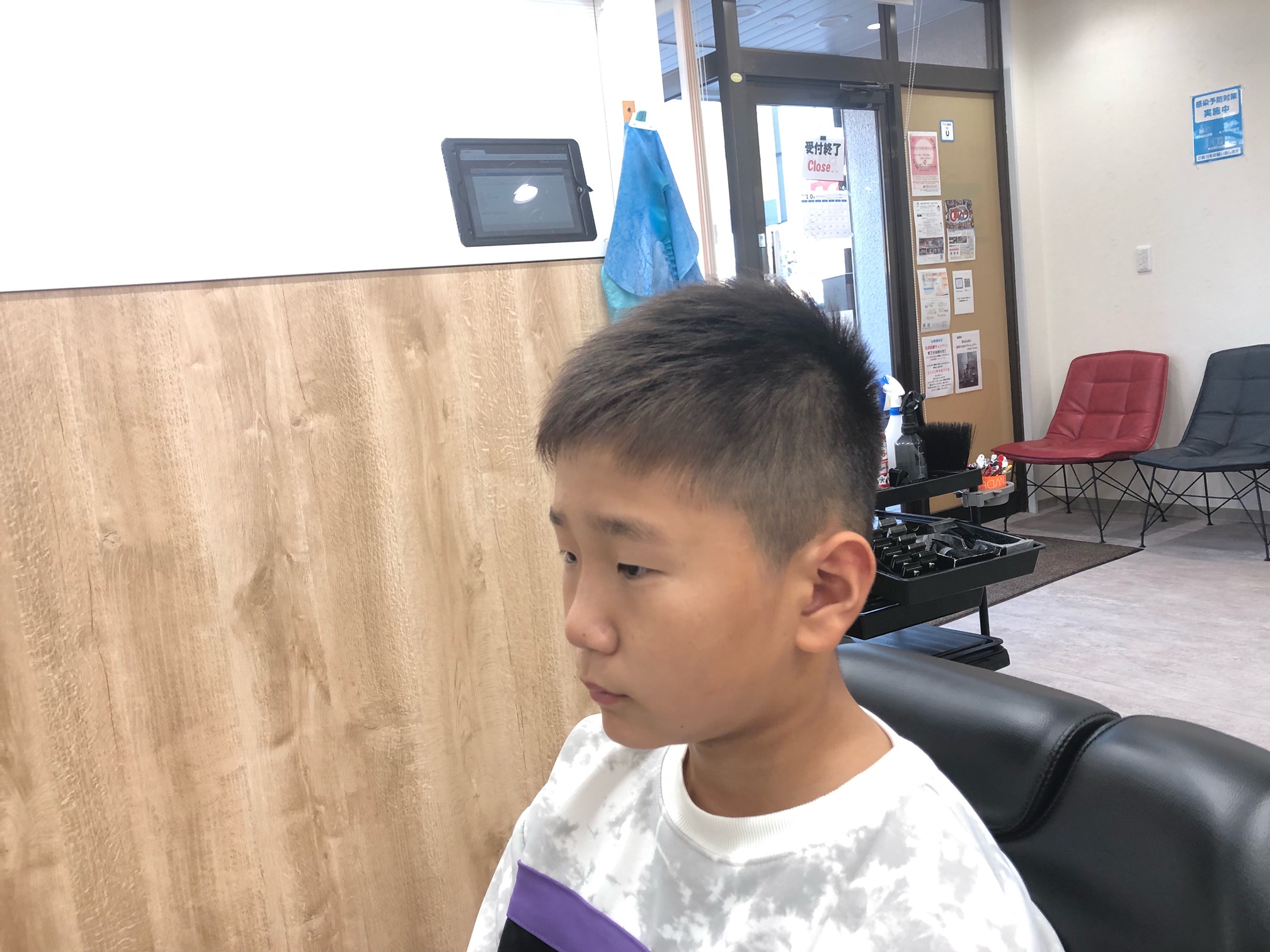 小学生おしゃれスポーツ刈り ３ミリ